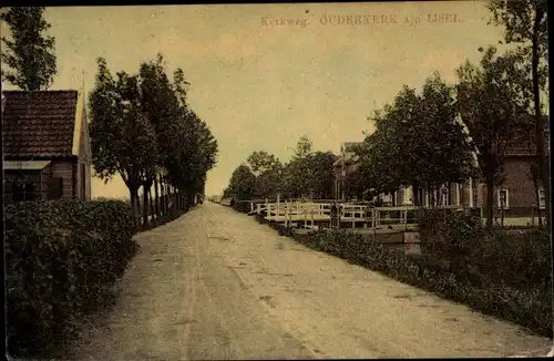 Ak Ouderkerk aan den IJssel Südholland, Kerkweg