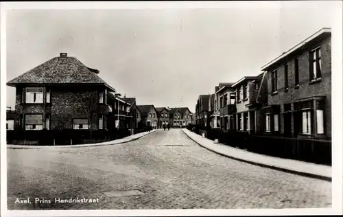 Ak Axel Zeeland Niederlande, Prins Hendrikstraat