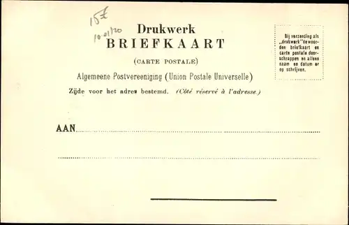 Ak Brouwershaven Zeeland, Straßenpartie, Häuser