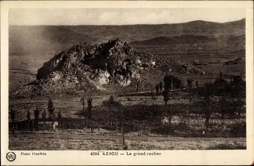 Ak Azrou Marokko, Le grand rocher