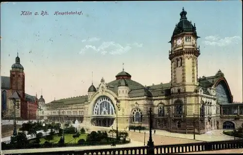 Ak Köln am Rhein, Hauptbahnhof