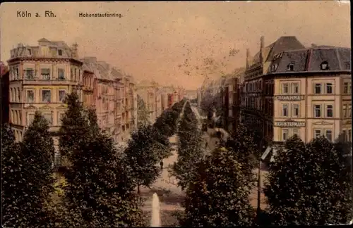 Ak Köln am Rhein, Hohenstaufenring