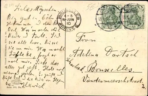 Ak Köln am Rhein, Hohenstaufenring