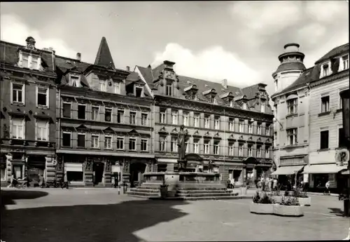 Ak Crimmitschau in Sachsen, Markt