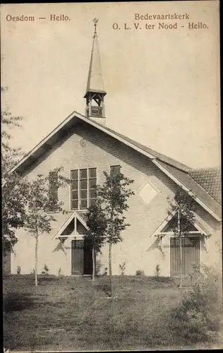 Ak Oesdom Heiloo Nordholland Niederlande, Bedevaartskerk O. L. Vrouw ter Nood