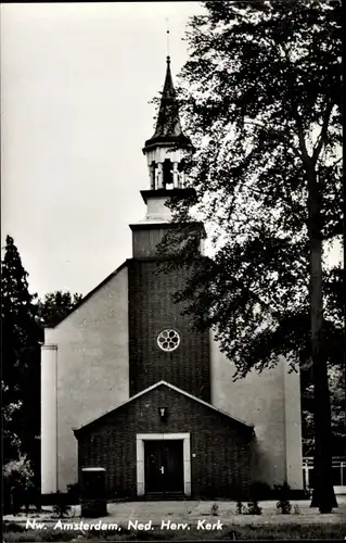 Ak Nieuw Amsterdam Emmen Drenthe Niederlande, Ned. Herv. Kerk