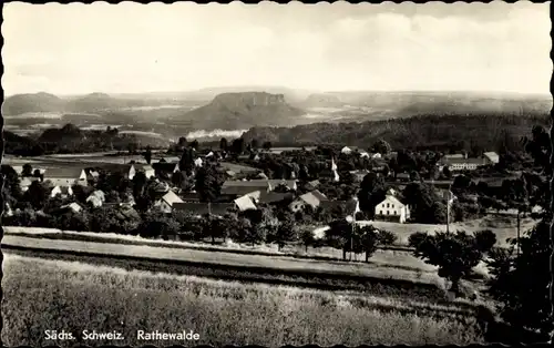 Ak Rathewalde Hohnstein Sächsische Schweiz, Panorama