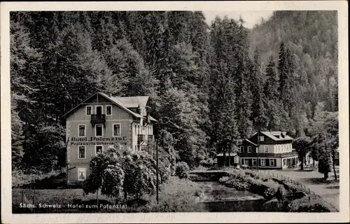 Ak Polenztal Neustadt in Sachsen, Hotel zum Polenztal