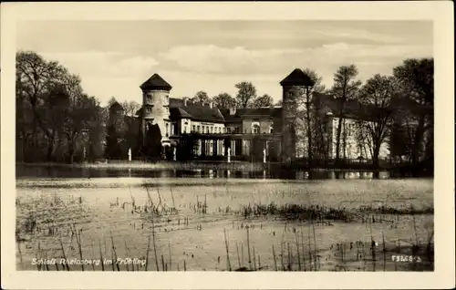 Ak Rheinsberg in der Mark, Schloss, Wasserpartie