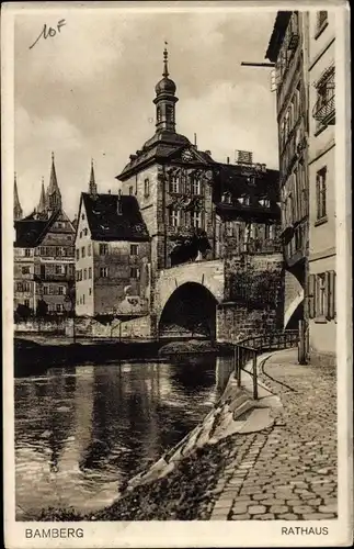 Ak Bamberg in Oberfranken, Rathaus