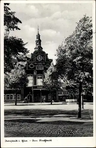 Ak Arnstadt Thüringen, Partie am Rathaus, Marktplatz