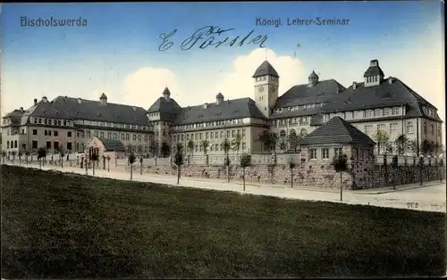 Ak Bischofswerda in Sachsen, Königl. Lehrer-Seminar