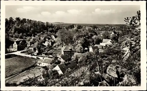 Ak Diesbar Seußlitz Nünchritz an der Elbe, Panorama