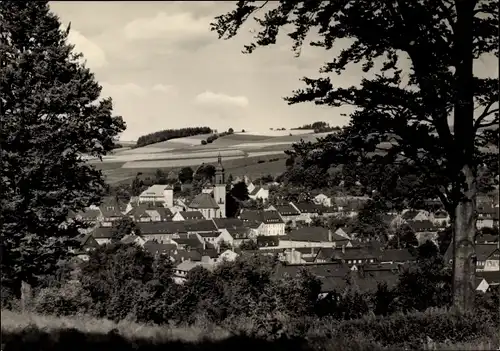 Ak Thum im Erzgebirge Sachsen, Blick auf den Ort