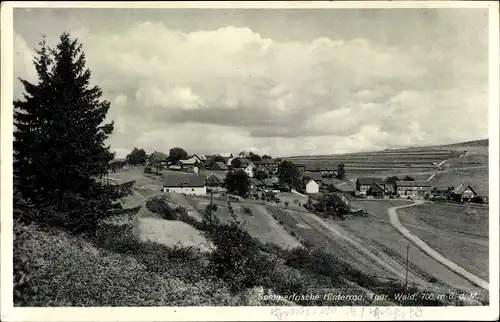 Ak Hinterrod Eisfeld in Thüringen, Sommerfrische, Panorama