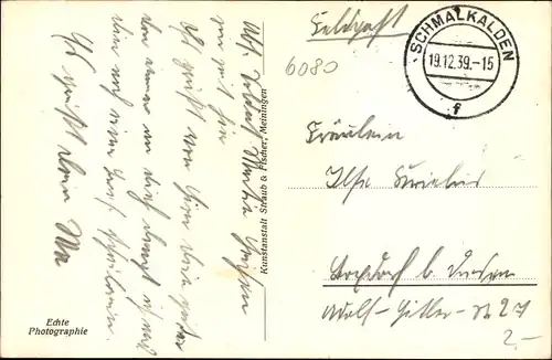 Ak Schmalkalden im Thüringer Wald, Panorama