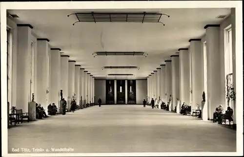 Ak Bad Tölz in Oberbayern, Trink- und Wandelhalle