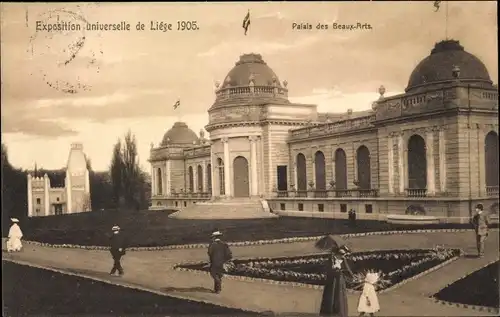 Ak Liège Lüttich Wallonien, Exposition Universelle 1905, Palais des Beaux Arts