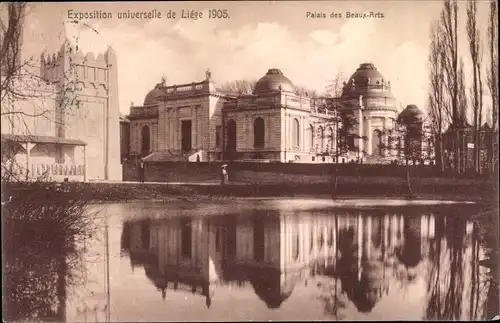 Ak Liège Lüttich Wallonien, Exposition Universelle 1905, Palais des Beaux Arts