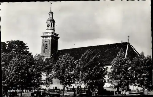 Ak Tjamsweer Appingedam Groningen Niederlande, Ned. Herv. Kerk