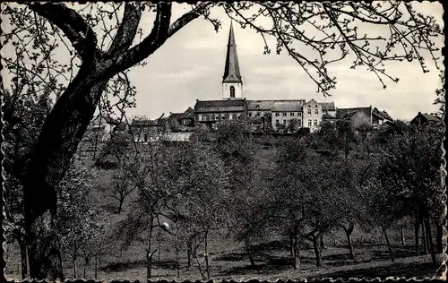 Ak Borgloon Flandern Limburg, Panorama vers l'Eglise et le Doyenne