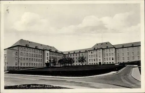 Ak Erfurt in Thüringen, Standort Lazarett