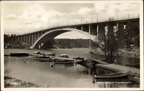 Ak Stockholm Schweden, Tranebergsbro