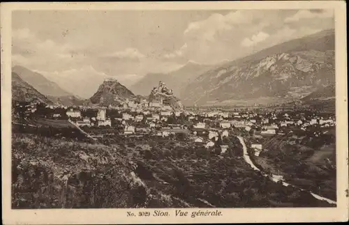 Ak Sion Sitten Kanton Wallis, Vue generale