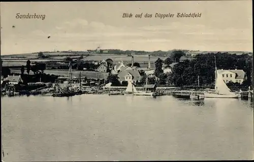 Ak Sønderborg Sonderburg Dänemark, Düppeler Schlachtfeld