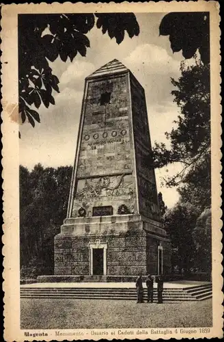 Ak Magenta Lombardei, Monumento Ossario el Caduti del Battaglia