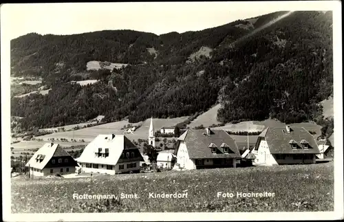 Ak Rottenmann Steiermark, Partie im Kinderdorf, Kirche