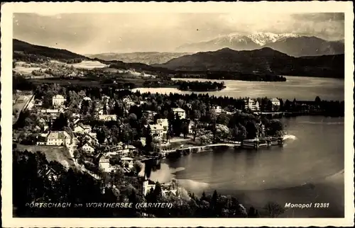 Ak Pörtschach am Wörther See Kärnten, Panorama