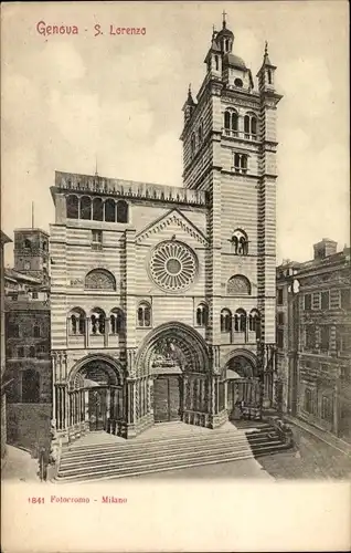 Ak Genova Genua Liguria, S. Lorenzo