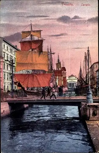 Ak Triest Trieste Friuli Venezia Giulia, Canale