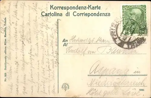 Ak Triest Trieste Friuli Venezia Giulia, Canale