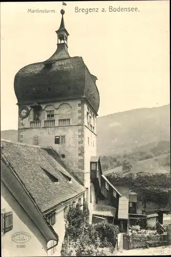 Ak Bregenz am Bodensee Vorarlberg, Martinsturm