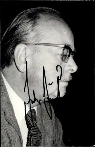 Foto Schauspieler Peter Paul, Portrait, Autogramm