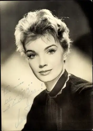 Ak Schauspielerin Maria Perschy, Portrait, Autogramm