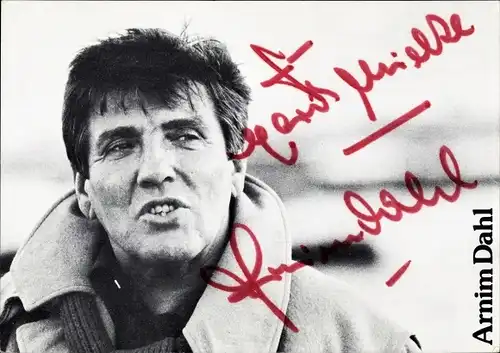 Ak Stuntman Arnim Dahl, Portrait, Autogramm