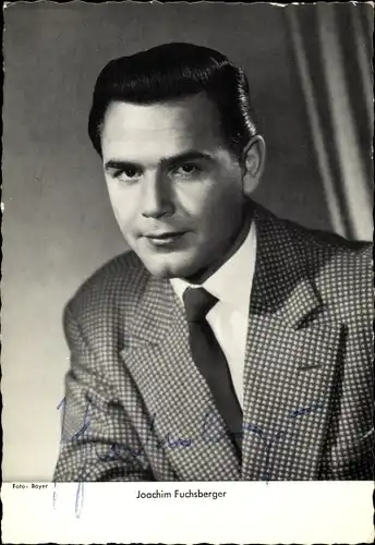 Ak Schauspieler Joachim Fuchsberger, Portrait