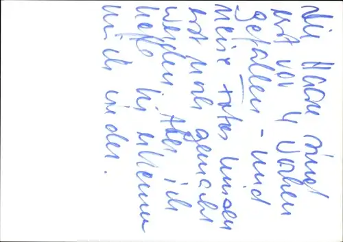 Ak Moderatorin Brita Maria Carell, Autogramm