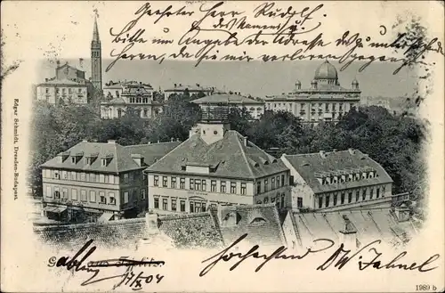 Ak Teplice Teplitz Region Aussig, Teilansicht