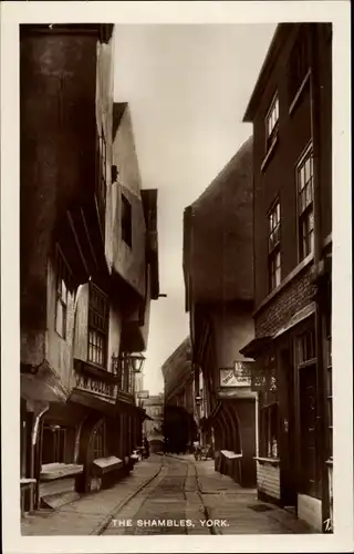 Ak York Yorkshire England, The Shambles