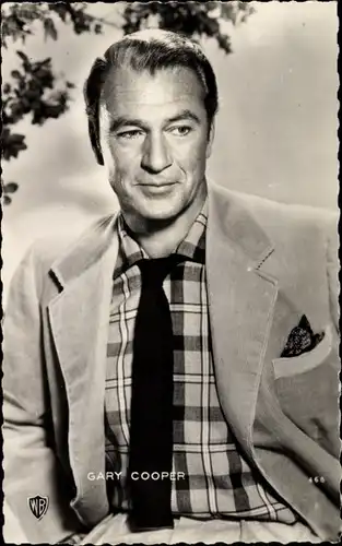 Ak Schauspieler Gary Cooper, Portrait