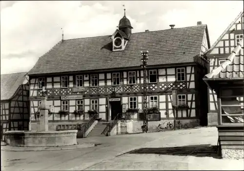 Ak Ummerstadt in Thüringen, Rathaus