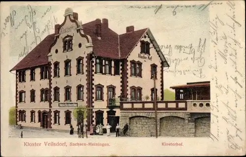 Ak Veilsdorf in Thüringen, Hotel und Restaurant Klosterhof