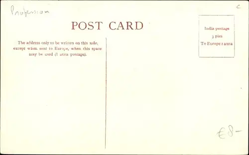 Ak Madras Indien, Dhoby, Inder, Träger