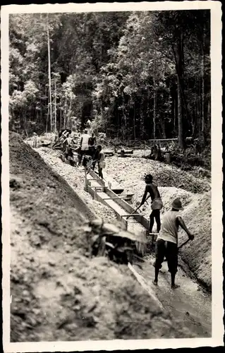 Ak Französisch Kongo, Exploitation Aurifere, Goldsucher