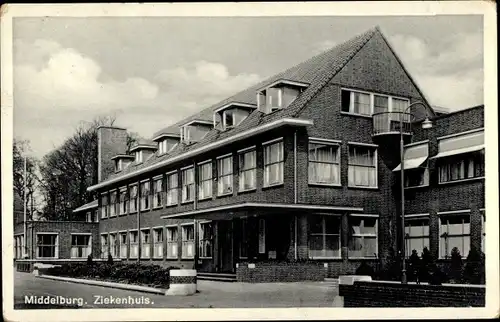 Ak Middelburg Zeeland Niederlande, Ziekenhuis