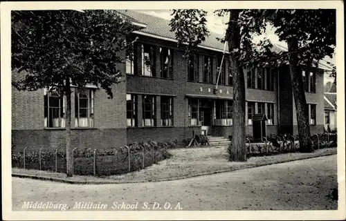 Ak Middelburg Zeeland Niederlande, Militaire School SDOA